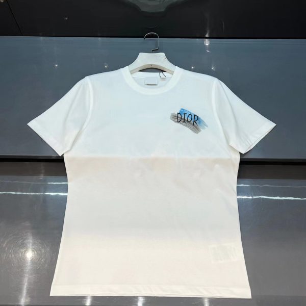 Dior 2023 spring and summer chri*tian di*r atelier print logo silhouette short-sleeved T-shirt - Image 5