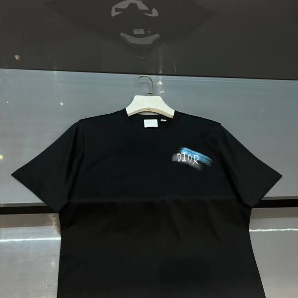 Dior 2023 spring and summer chri*tian di*r atelier print logo silhouette short-sleeved T-shirt - Image 13