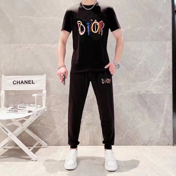 [DIOR] (Fat Gospel) 2023 official website with the same style. World famous luxury brand. Summer men (double mercerized) high quality - Image 3