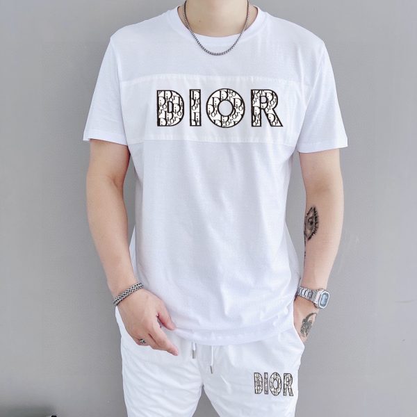 [DIOR] 2023 official website with the same style. World-renowned luxury brand. Summer men's short-sleeved suit, high-quality original order? goods suit uses imported original fabric - Image 8