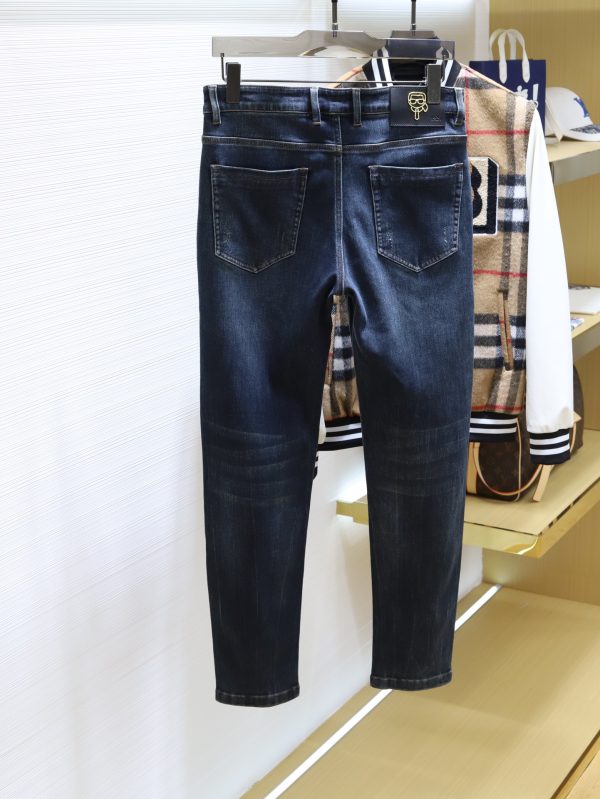 /Fendi, 2023 primary color washed buffalo...Japanese custom fabric, a combination of elasticity and texture! ! Italian jeans are back - Image 4