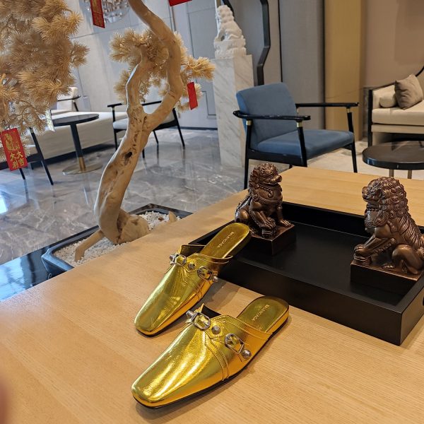 ? ? Balenciaga 2023 hit single (23 official latest printed B-pattern magnet folding box packaging) Multi-color spring and summer beauty ? (Top version, exclusive release.) Muller Square Toe Drag