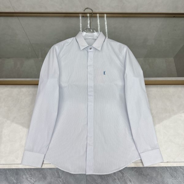 [New product] YSL/Saint Laurent 23 spring and summer fashion style long-sleeved shirt! Version: High-end fashion aesthetic design combined with three-dimensional cutting version