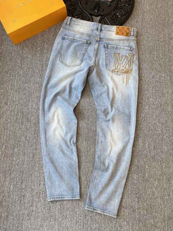 YSL 23 spring and summer original single men's fashion casual denim jeans, Hong Kong foreign company channel goods, high-end Japanese OEM products, heavy platinum quality products