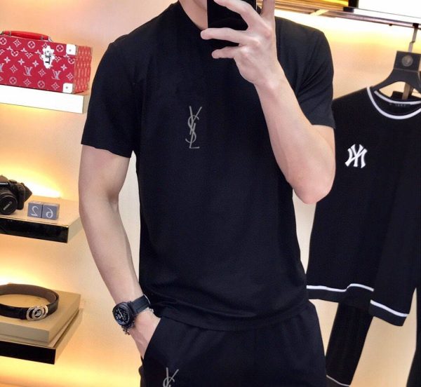 [YSL Saint Laurent] (Fat Gospel) 2023 official website with the same style. World famous luxury brand. Summer men - Image 5