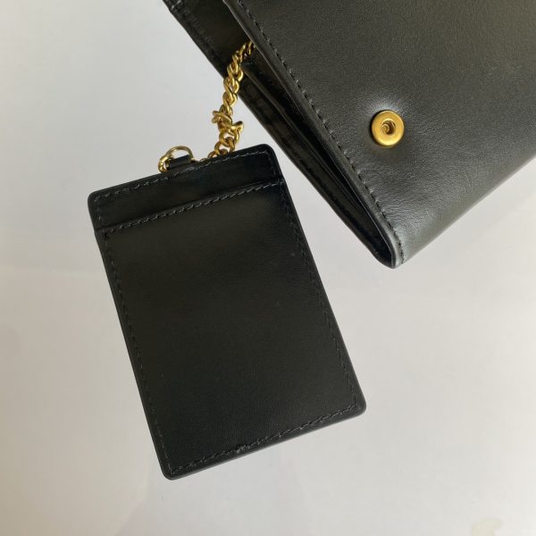 Pinko Women’s Flip Leather Wallet FARFETCH black - Image 6