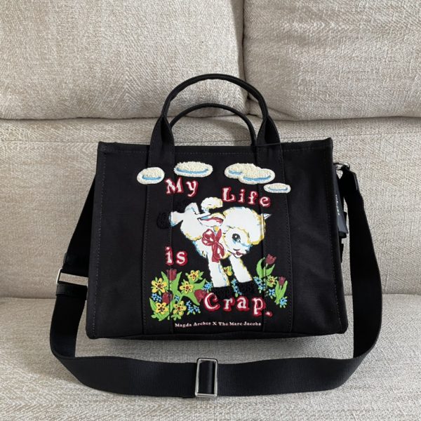 Marc Jacobs Tote Bag New Style With Long Shoulder Strap Detachable Adjustable Fashion Simple Dust Bag