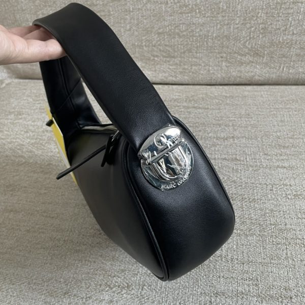 Marc Jacobs Handbag Early Spring 2023 New Nappa Leather Soft And Delicate Dust Bag Black - Image 6