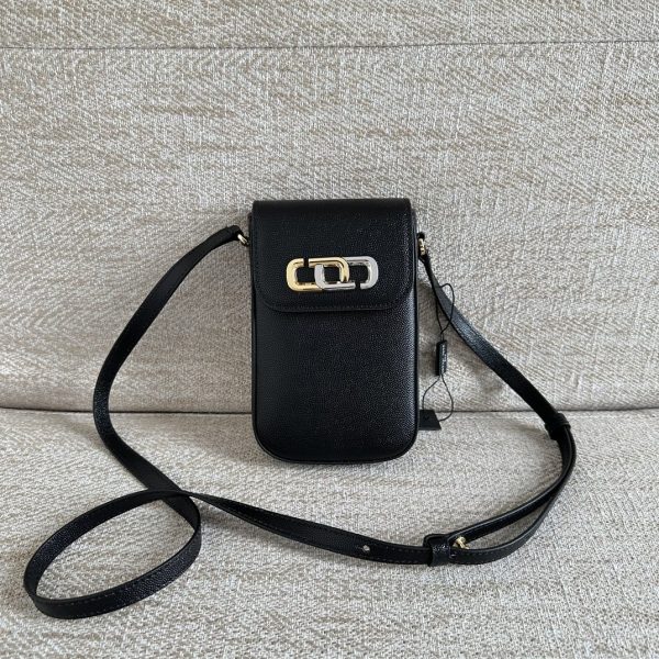 Marc Jacobs Mobile Phone Bag The Mj J Link Series Caviar Top Layer Cowhide Shoulder Strap Adjustable Length B
