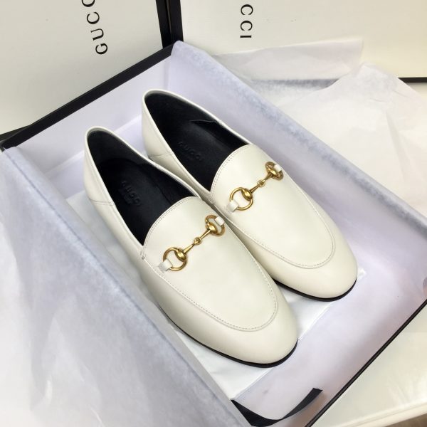 GUCCI classic flat shoes mules slippers half slippers white - Image 7