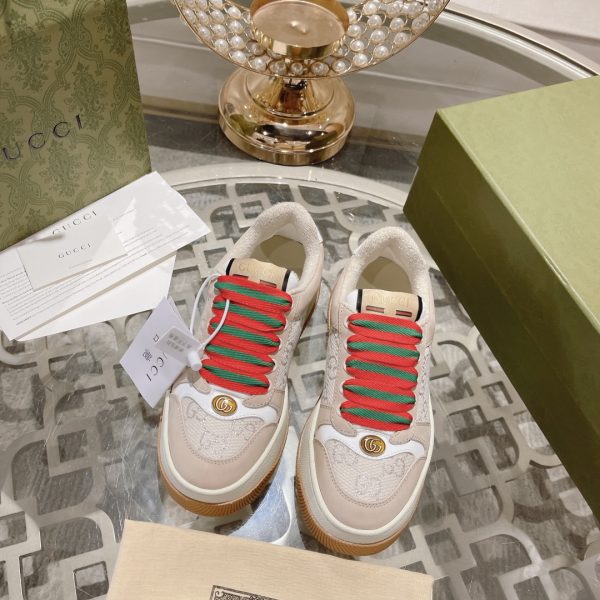 Gucci’s latest chubby thick-soled dirty shoes couple casual shoes 6cm height increasing shoes D