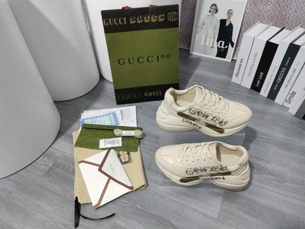 High version of Gucci dad shoes for couple J