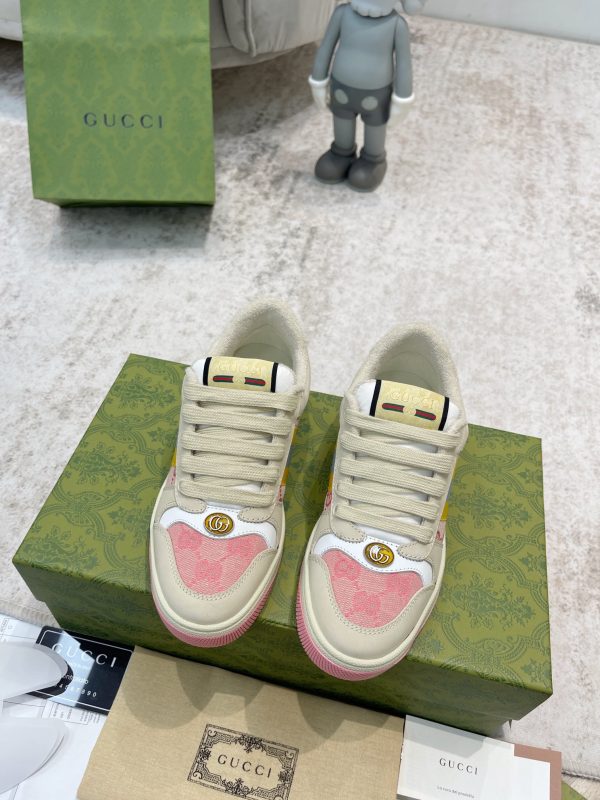 Newly upgraded Gucci dirty shoes for couples GG series distressed and casual - Image 3