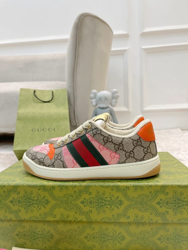 Newly upgraded Gucci dirty shoes for couples GG series distressed and casual c - Image 3