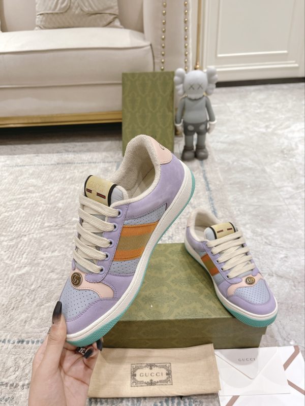 Newly upgraded Gucci dirty shoes for couples GG series distressed and casual Q - Image 7