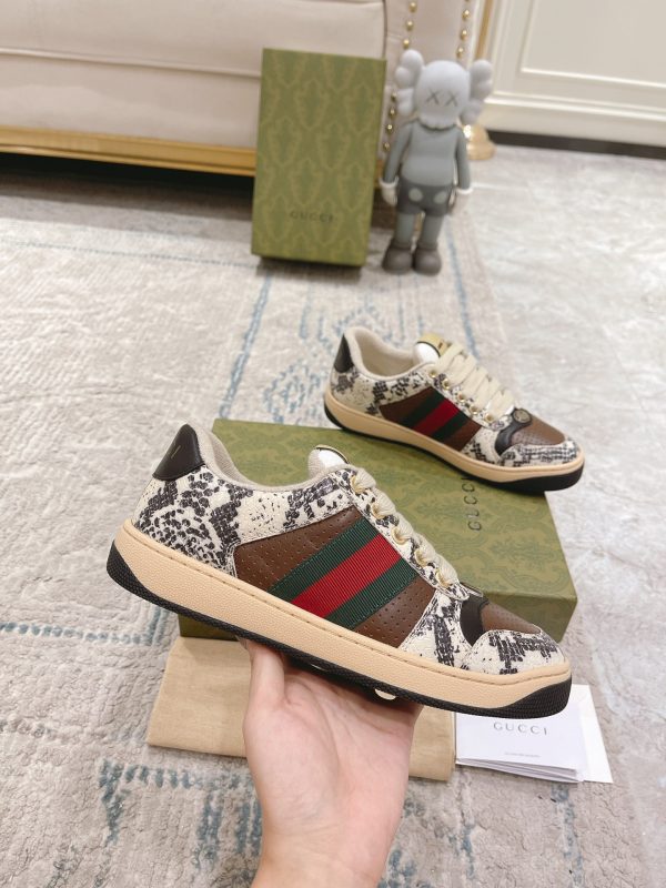 Newly upgraded Gucci dirty shoes for couples GG series distressed and casual U - Image 7