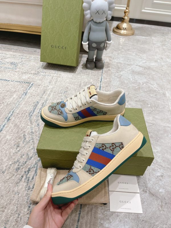 Newly upgraded Gucci dirty shoes for couples GG series distressed and casual V - Image 6