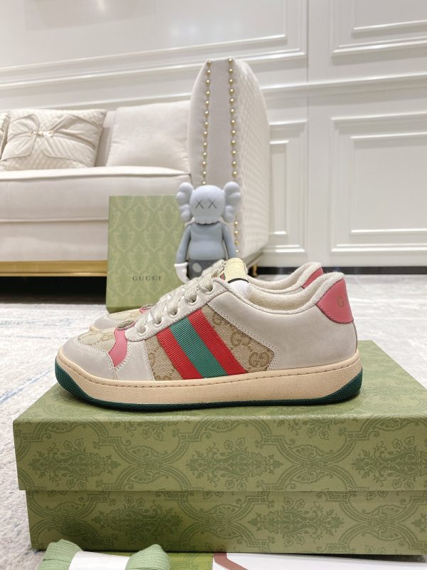 Newly upgraded Gucci dirty shoes for couples GG series distressed and casual Gucci B
