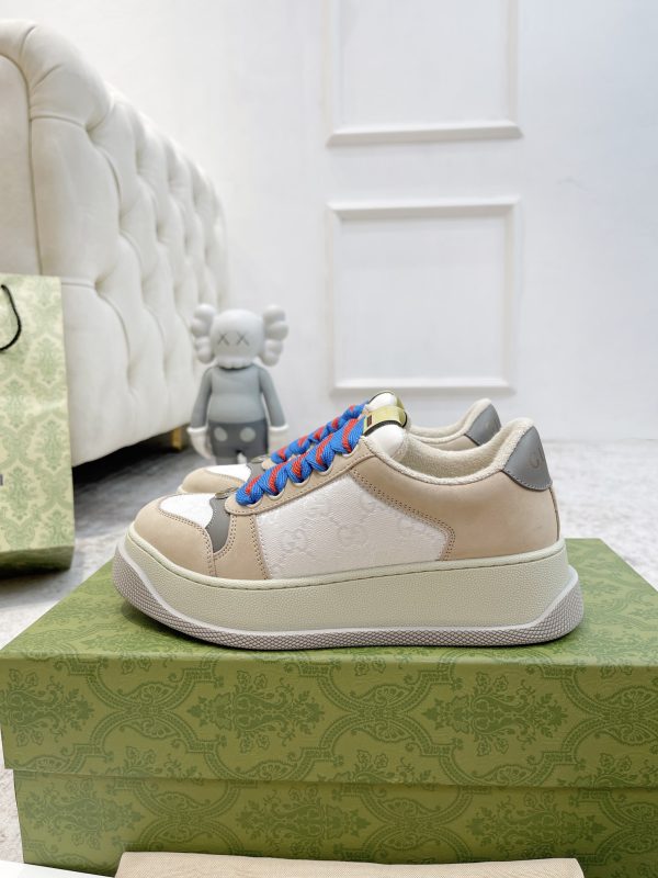 Newly upgraded Gucci dirty shoes for couples GG series distressed and casual Gucci C