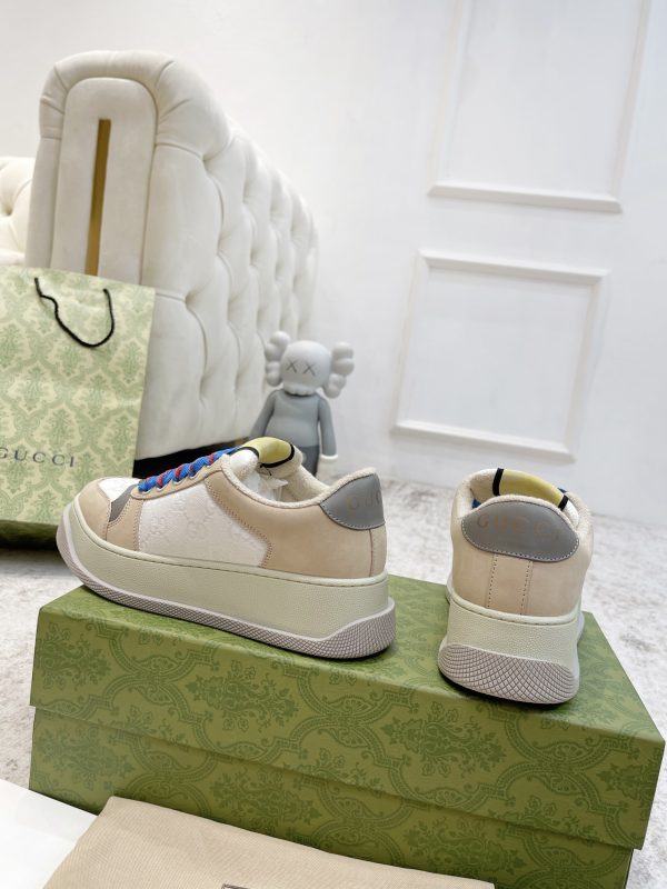 Newly upgraded Gucci dirty shoes for couples GG series distressed and casual Gucci C - Image 5