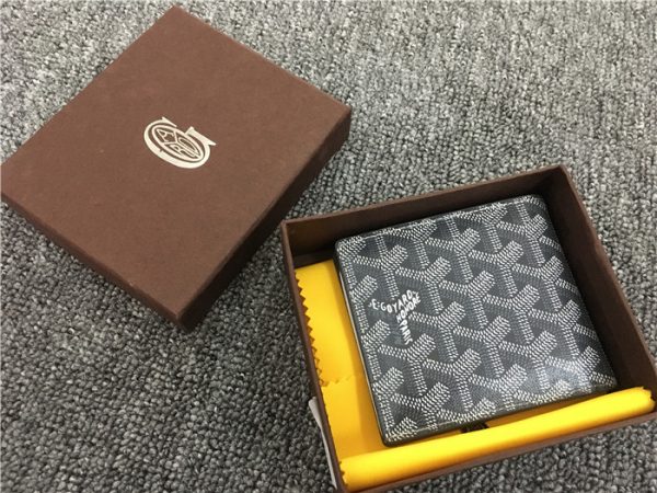 Short 6 Card Slots Billfold Wallet Grey - Image 2