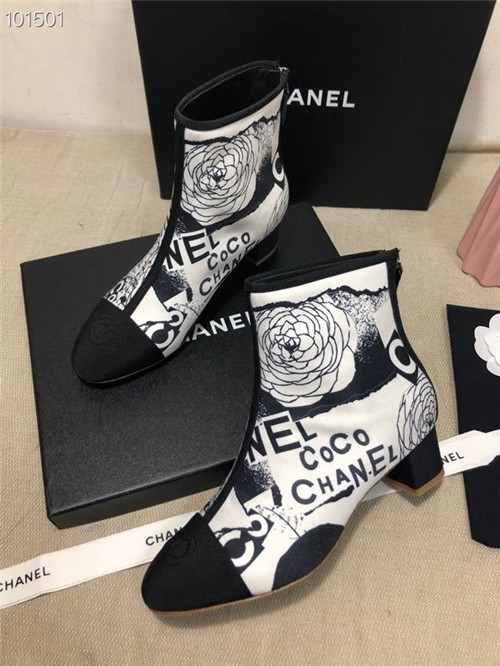 chanel ankle booties replica shoes
