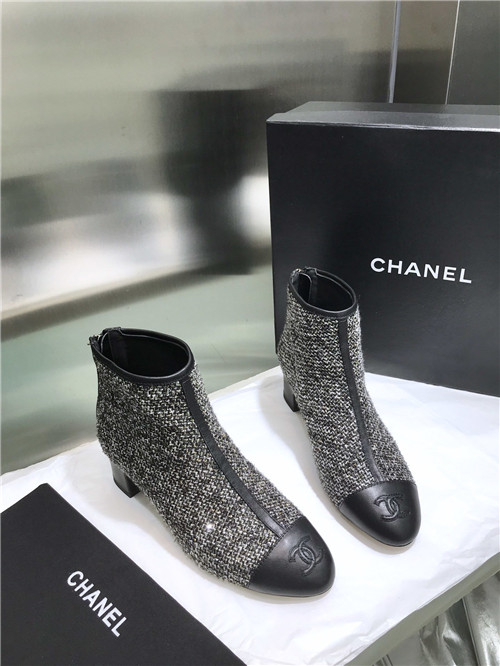 chanel booties women replica shoes