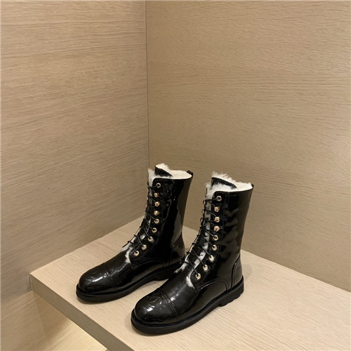 chanel wool boots womens
