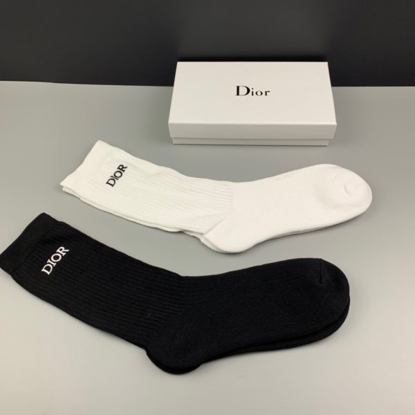 Dior Logo Print Socks