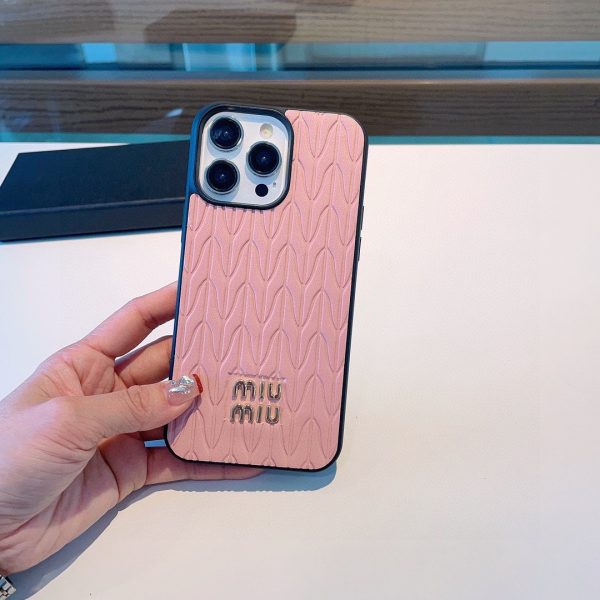 Miu Miu official phone case pink