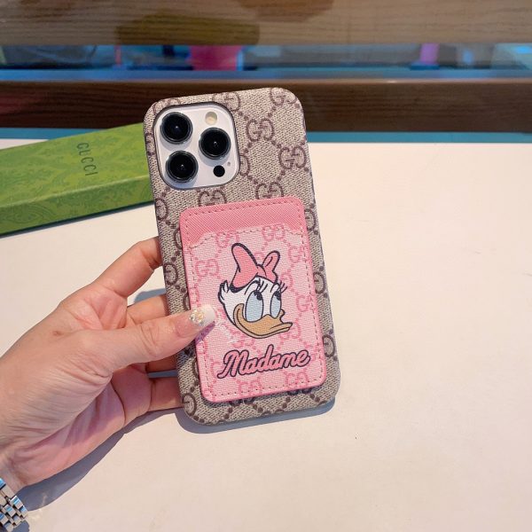 Gucci Disney Donald Duck cartoon print card bag mobile phone case pc sticker card bag - Image 9