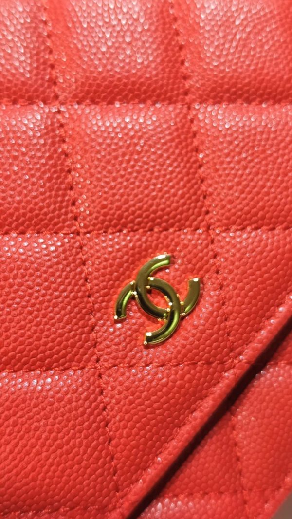 Chanel wallet model 0250 ball grain cowhide B - Image 3