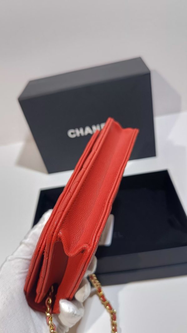 Chanel wallet model 0250 ball grain cowhide B - Image 4