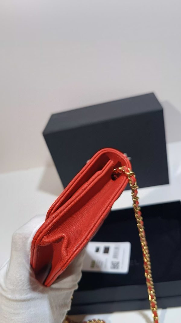 Chanel wallet model 0250 ball grain cowhide B - Image 5