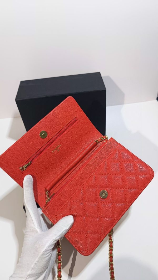 Chanel wallet model 0250 ball grain cowhide B - Image 6