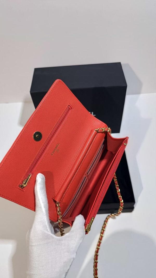 Chanel wallet model 0250 ball grain cowhide B - Image 9