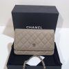 Chanel wallet model 0250 ball grain cowhide F