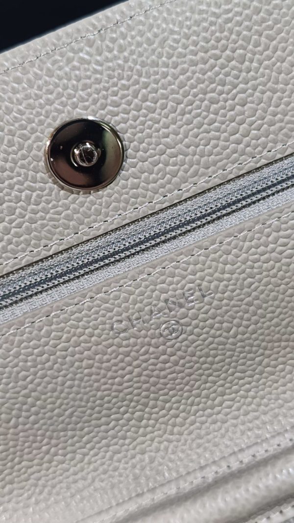 Chanel wallet model 0250 ball grain cowhide F - Image 7