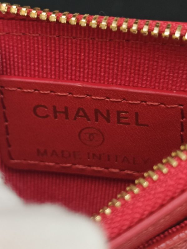 Chanel wallet model A84105 Single pull card bag C - Image 9