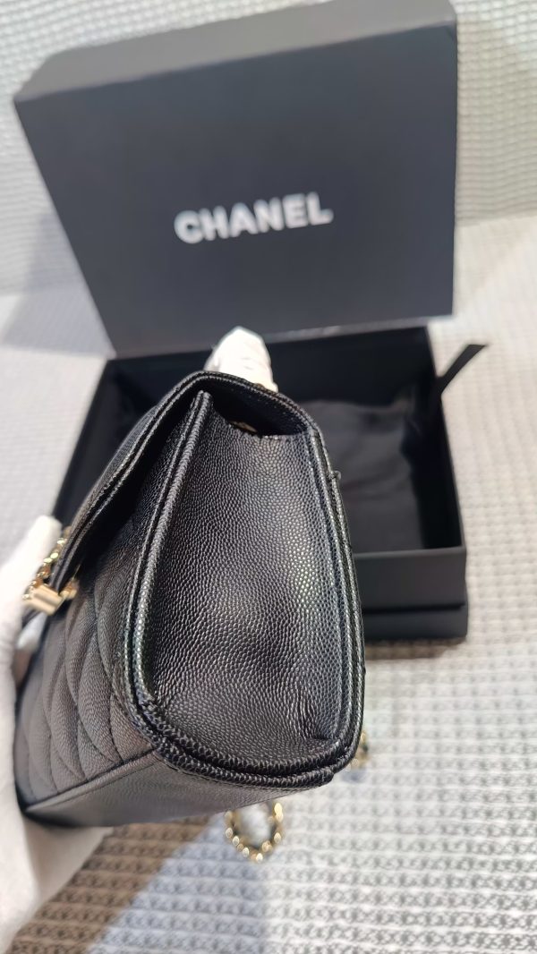 Chanel wallet model 3237 Ohanel 23P This season’s most popular Kelly leather handle bag - Image 4