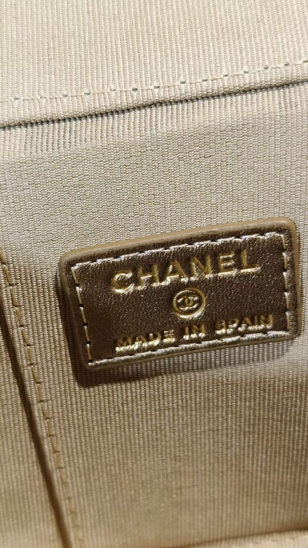 Chanel wallet model 2158 woc Wallet on chain with small gold ball chain - Image 8