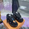Louis Vuitton fat trainer couple full diamond limited bulingbuling black
