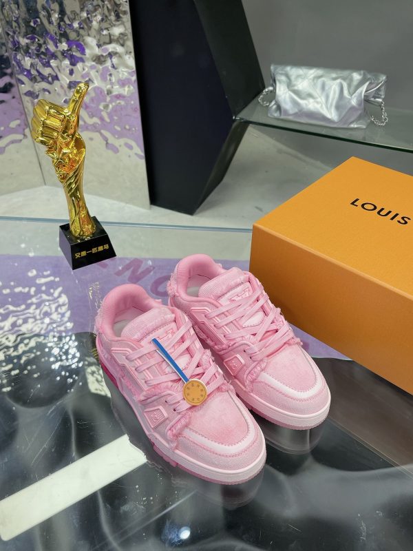 Louis Vuitton Trainer Maxi Sneakers Series Craft denim C - Image 3