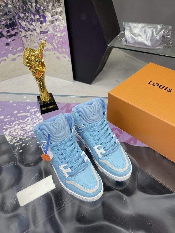 2024 Louis Witton High Top Collection Trainer is transparent PVC sneakers B - Image 4