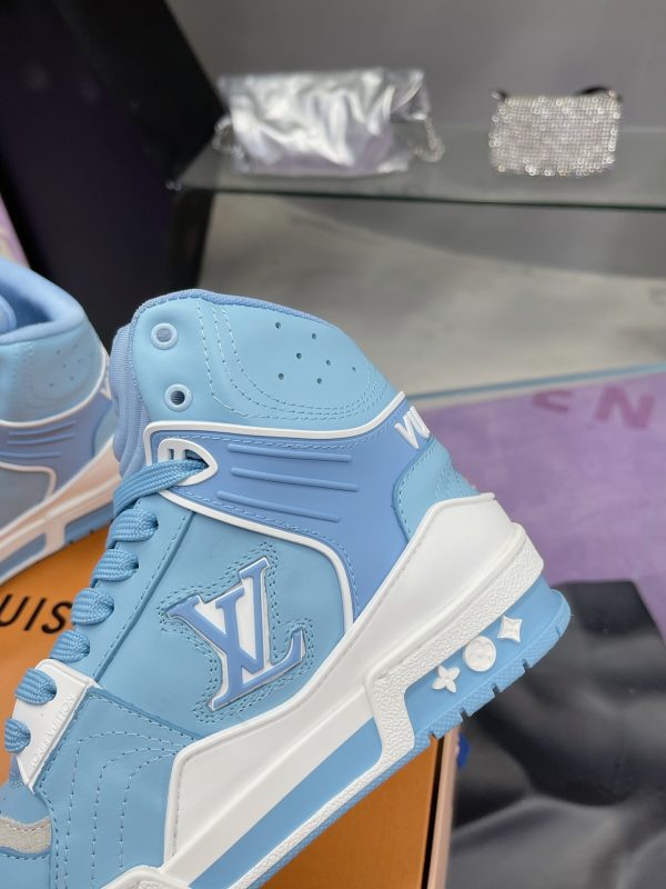 2024 Louis Witton High Top Collection Trainer is transparent PVC sneakers B - Image 8