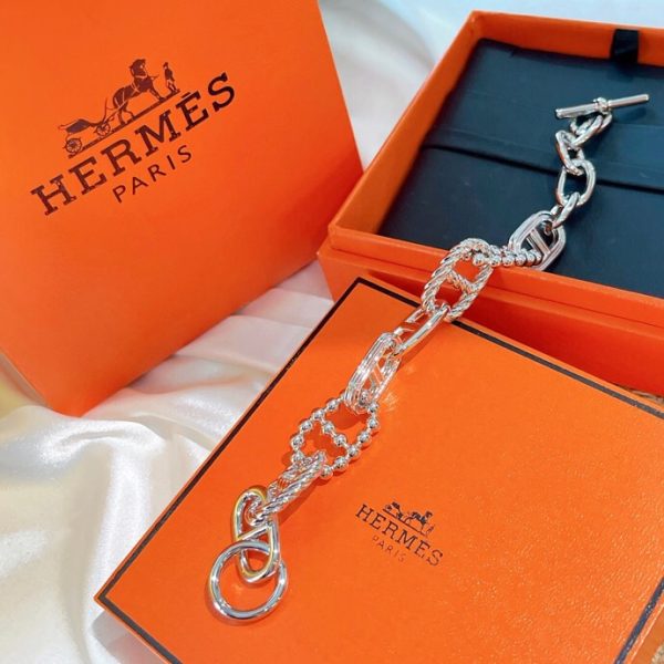Hermes new Hermes pig nose bracelet high-end imported gold material electroplating gold - Image 9