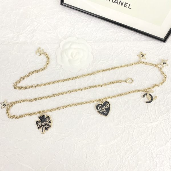 Coded N805 1230825 Chanel necklace hot selling model with new enamel clover love multi-element long necklace - Image 8