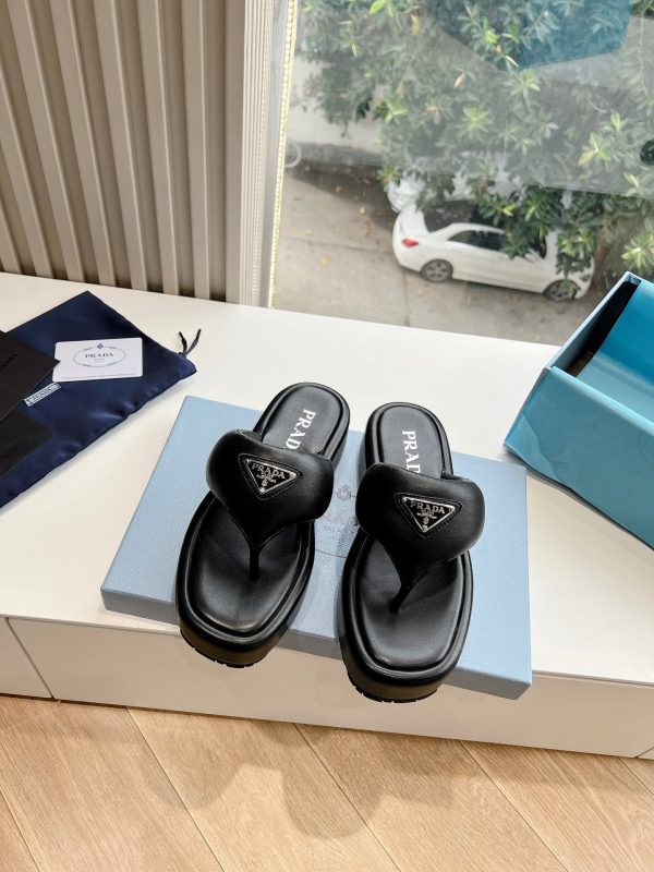 Prada Prada 2024 latest spring summer ultralight platform rubber sandals C