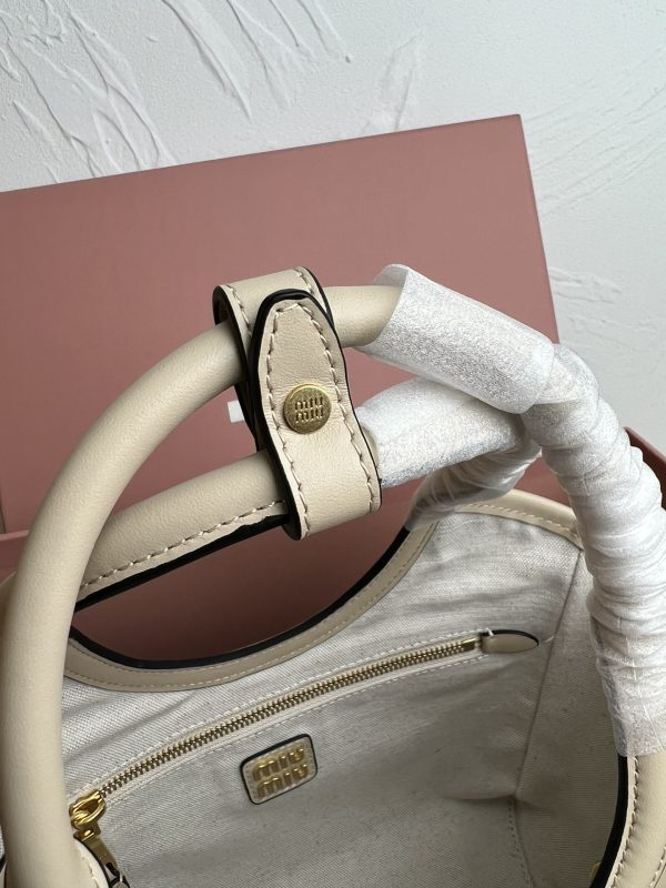 Miumiu launches new IVY basket handbag white M-288 - Image 5