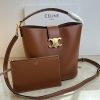 CELINE LOUISE Bucket Bag Medium Smooth Calfskin Handbag A